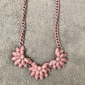 Dusty Rose Statement Necklace